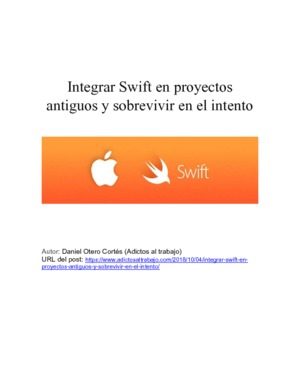 Integrar Swift en proyectos antiguos y sobrevivir en el intento